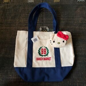 NWT 99 Ranch Mini Market Tote in Navy Blue